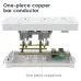 Deli ET410 2 Pin 3 Port 2 Meter Power Strip