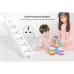 Huntkey DMC502 3 Meter 5 Port 2 Pin Power Strip with Individual Switch