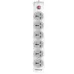 Huntkey SZN601 6 Port 3 Pin Power Strip with Surge Protection