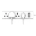 Huntkey SZM401 4 Port Socket 2Core Cable Power Strip Huntkey SZM401 4 Port Socket 2Core Cable Power Strip