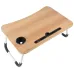 Foldable Laptop Table with Cup Holder & IPad Slot