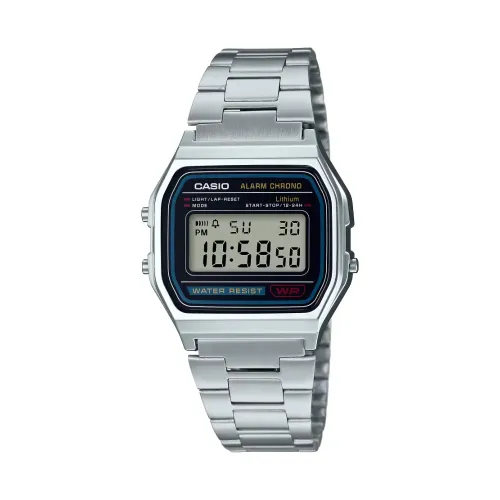 Casio A158WA-1DF Vintage Digital Chain Watch