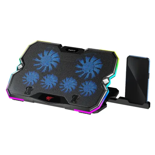 HAVIT HV-F2068 5-Fan Laptop Cooler for 14-17 Inch Laptops